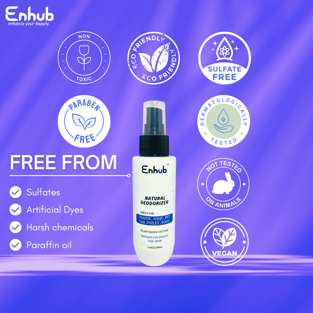 Natural deodorizer for diaper,shoe,pet,toilet,foot,garbage,food waste etc | first in india |