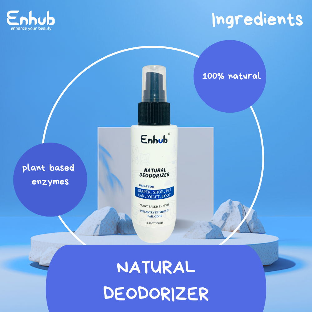 Natural deodorizer for diaper,shoe,pet,toilet,foot,garbage,food waste etc | first in india |