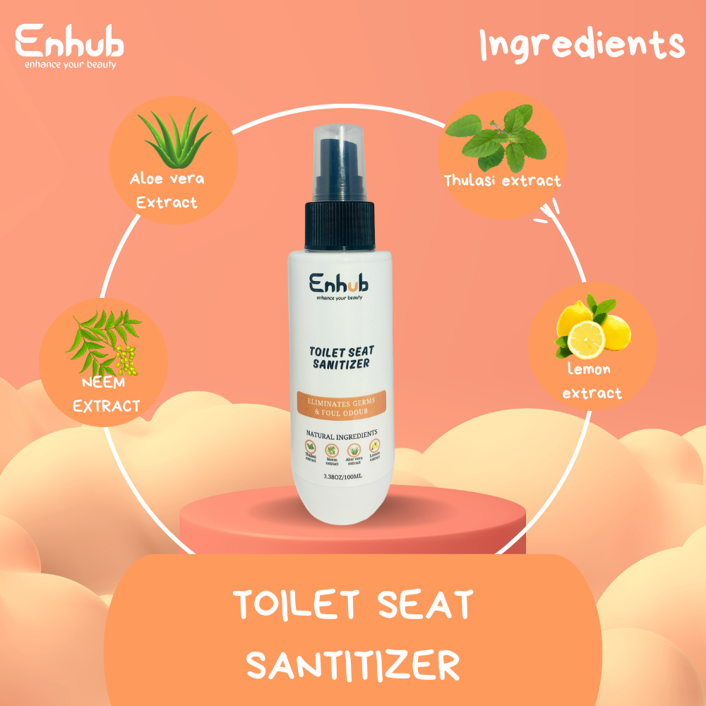 Natural toilet seat sanitizer spray|orange oil fagrance